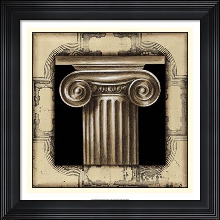 Framed Architectural Schema I Print