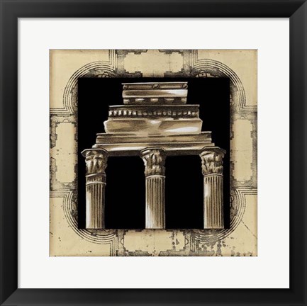 Framed Architectural Schema III Print