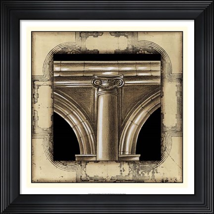 Framed Architectural Schema IV Print