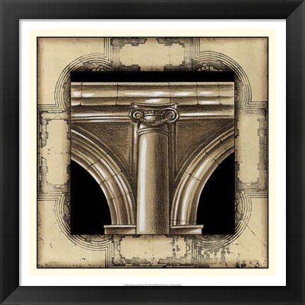 Framed Architectural Schema IV Print