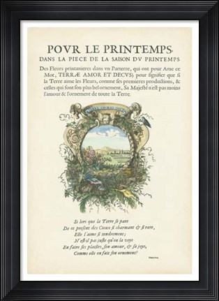 Framed Non-Embellished Bookplate V Print