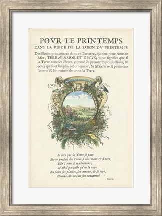 Framed Non-Embellished Bookplate V Print
