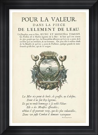 Framed Non-Embellished Bookplate VII Print