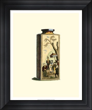 Framed Oriental Porcelain II Print