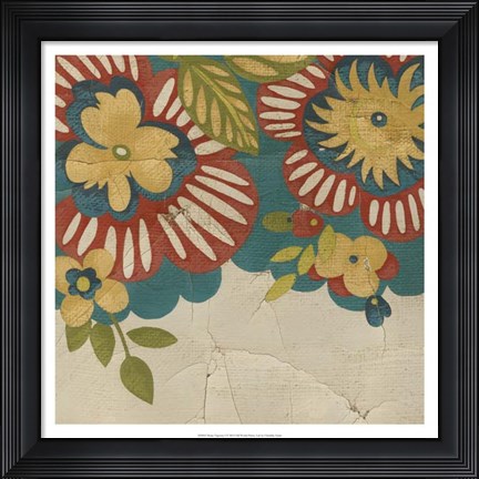 Framed Picnic Tapestry I Print