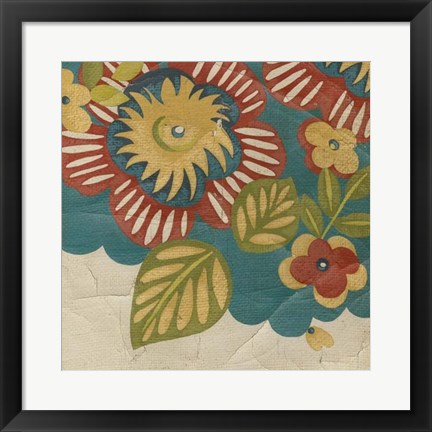 Framed Picnic Tapestry II Print