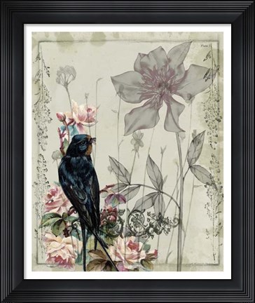 Framed Mauve Melody IV Print