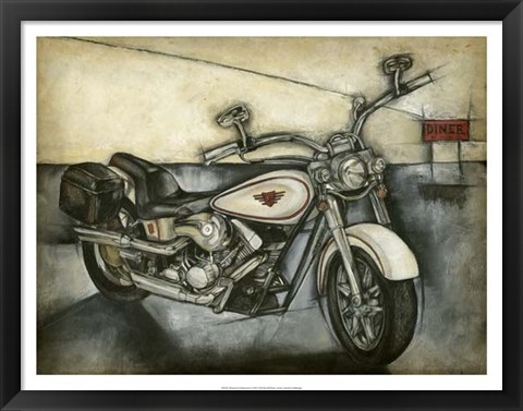 Framed Motorcycle Memories I Print