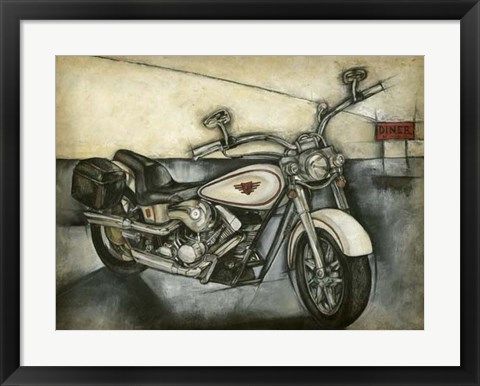 Framed Motorcycle Memories I Print