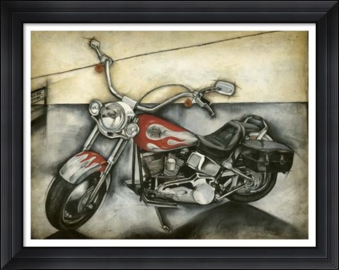 Framed Motorcycle Memories II Print