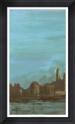 Framed Manhattan Triptych I Print