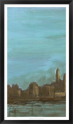 Framed Manhattan Triptych I Print