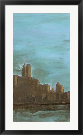 Framed Manhattan Triptych III Print