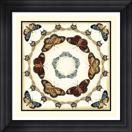 Framed Butterfly Collector II Print