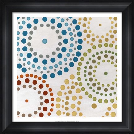 Framed Mosaic Mandalas II Print