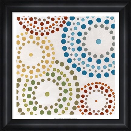 Framed Mosaic Mandalas III Print