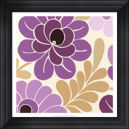 Framed Fuchsia Floral II Print