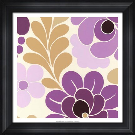 Framed Fuchsia Floral III Print