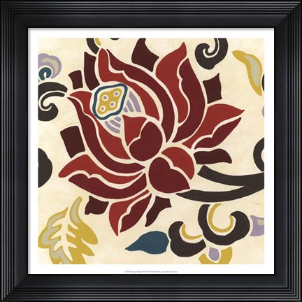 Framed Persian Garden I Print