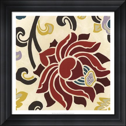 Framed Persian Garden III Print