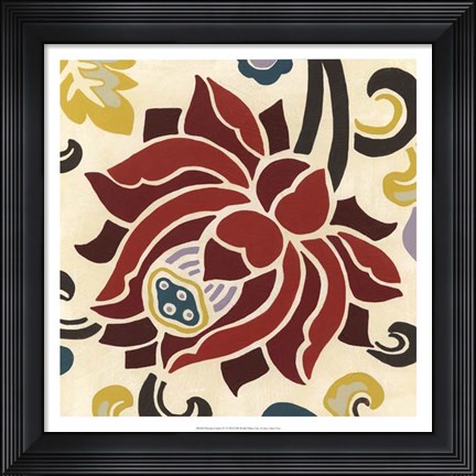 Framed Persian Garden IV Print