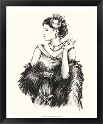 Framed Vintage Fashion II Print