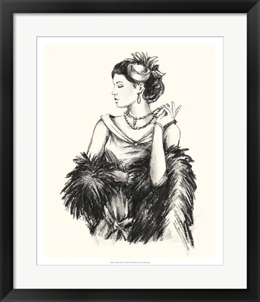 Framed Vintage Fashion II Print