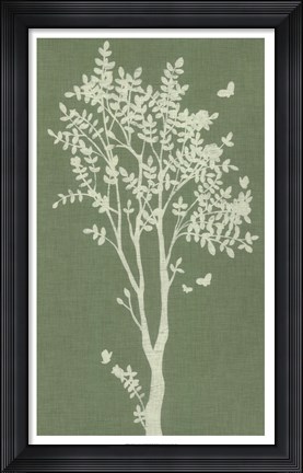 Framed Tableau in Sage I Print