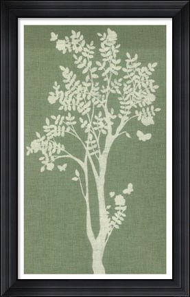 Framed Tableau in Sage II Print