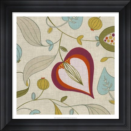 Framed Cabana Floral III Print