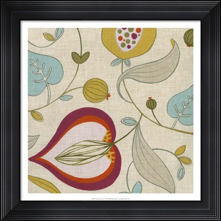 Framed Cabana Floral IV Print