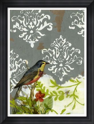 Framed Victorian Whimsy I Print