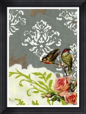 Framed Victorian Whimsy II Print