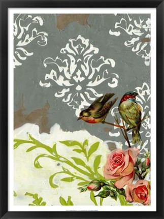 Framed Victorian Whimsy II Print