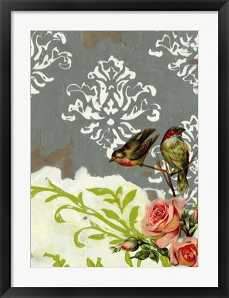 Framed Victorian Whimsy II Print