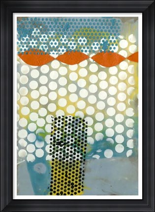 Framed Translucent Abstraction I Print