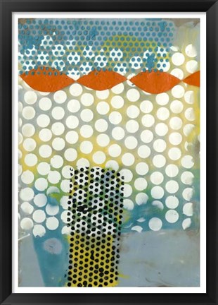 Framed Translucent Abstraction I Print