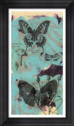 Framed Evening Flight I Print