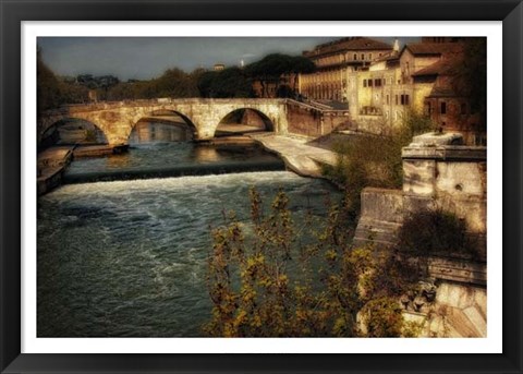 Framed Ponte Cestio Print