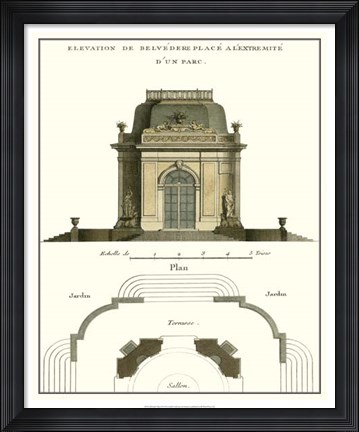 Framed Belvedere Palace II Print
