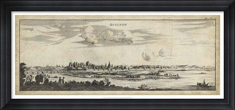 Framed View of Avignon Print