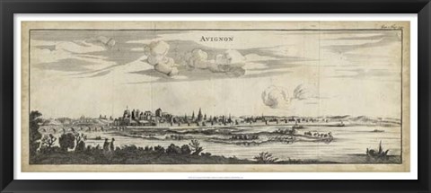 Framed View of Avignon Print