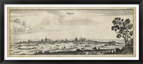 Framed View of Dijon Print