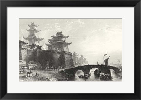 Framed Western Gate, Peking Print