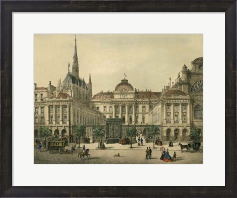 Framed Palais De Justice Print
