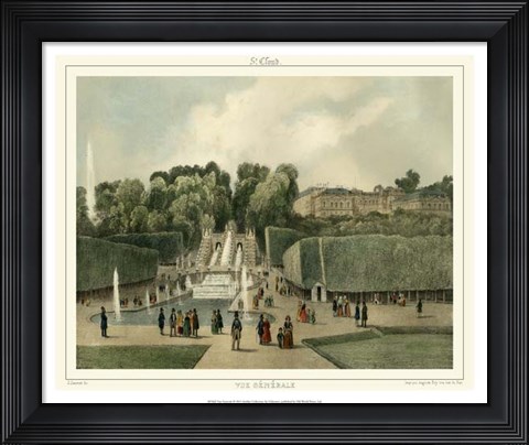 Framed Vue Generale Print