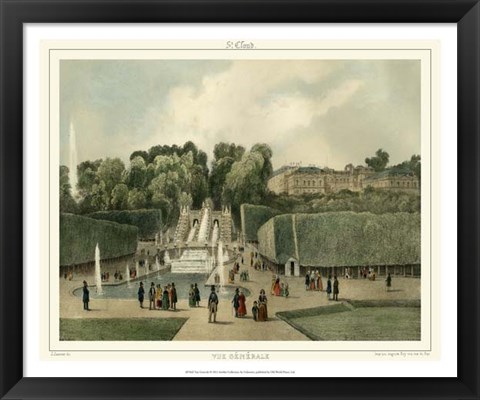 Framed Vue Generale Print