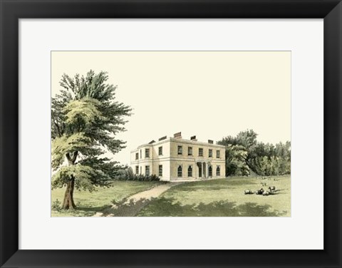 Framed Lancashire Castles I Print