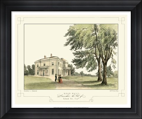 Framed Lancashire Castles II Print