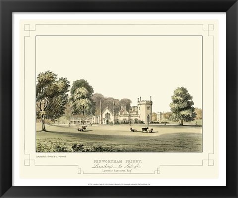 Framed Lancashire Castles III Print